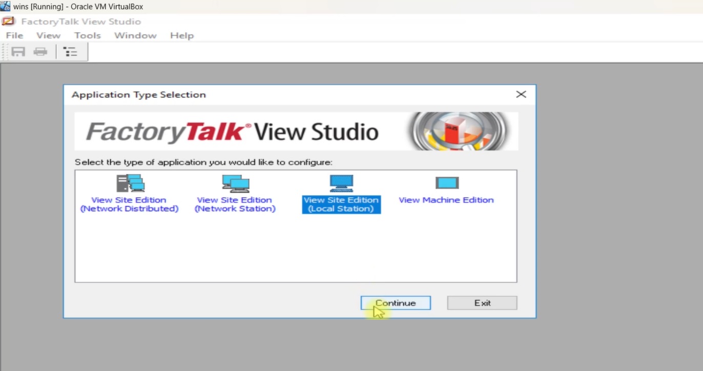 Create A Project In FactoryTalk View SE